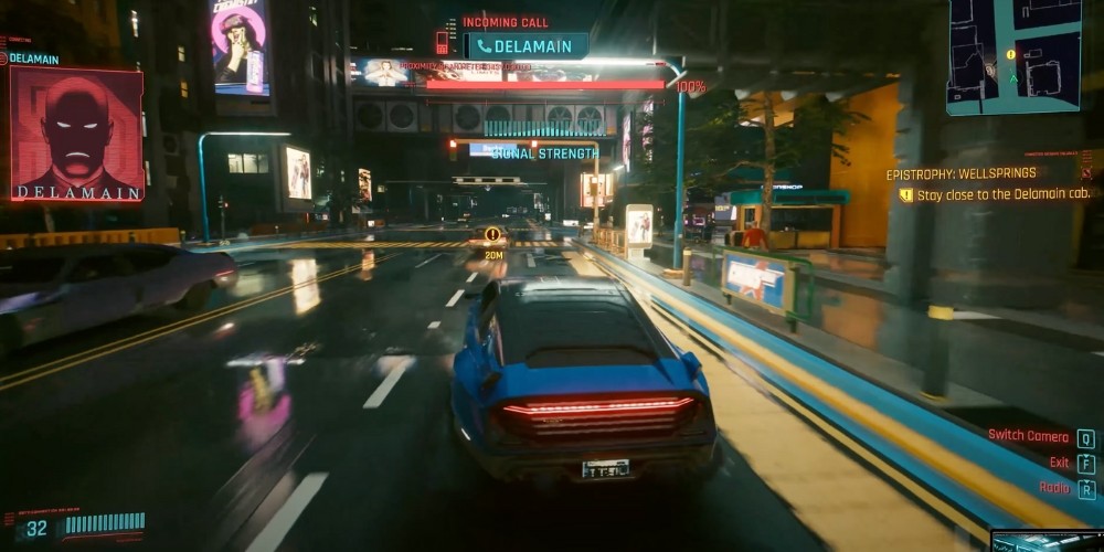 Cyberpunk 2077 screen